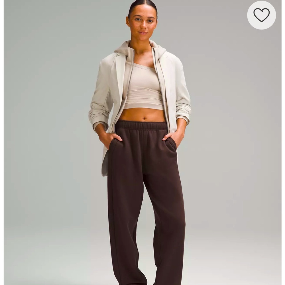 NWT Lululemon Scuba Mid-Rise Oversized Jogger Regular Espresso Size Small